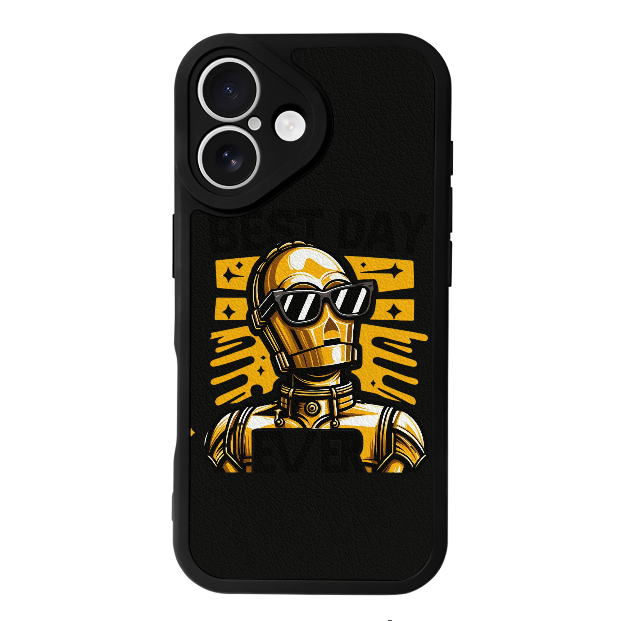 （画像用） スター・ウォーズ Star Wars 【iPhone 16シリーズ対応】シリコンスマホケース（レザー調） 材質：シリコン